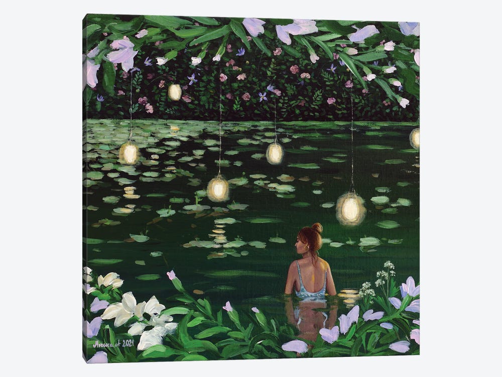 Hidden Lake II by Agnieszka Turek 1-piece Canvas Art Print