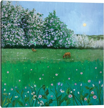 The Most Beautiful Is May Night Canvas Art Print - Agnieszka Turek