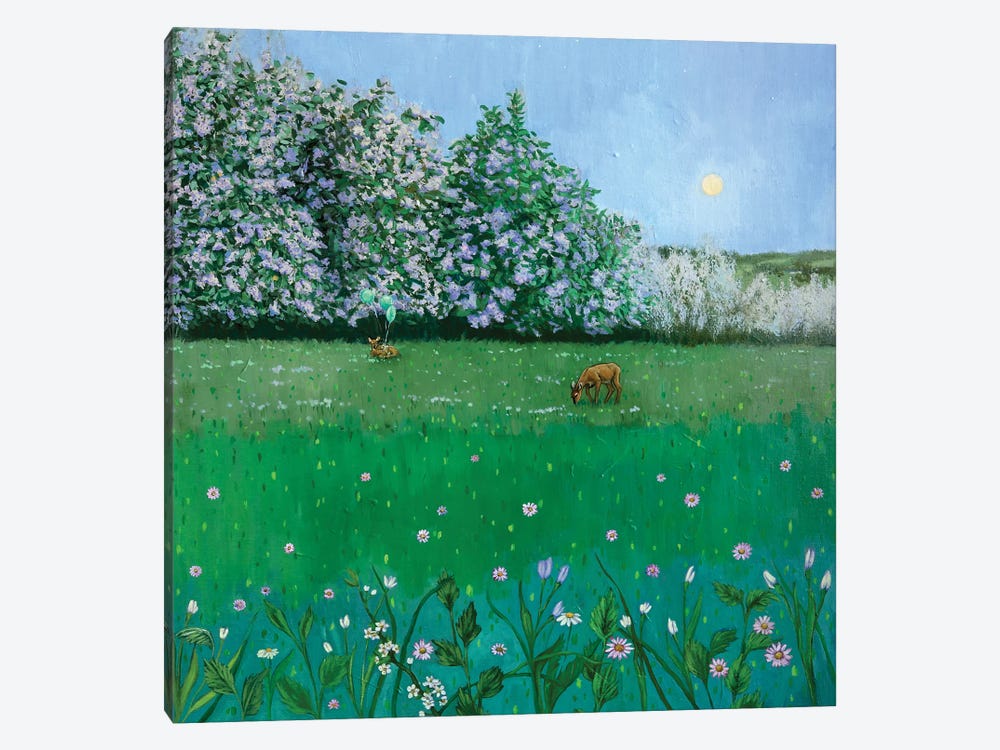 The Most Beautiful Is May Night by Agnieszka Turek 1-piece Canvas Artwork