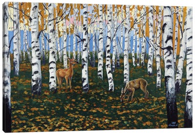 Autumn As Sweet As Cotton Candy Canvas Art Print - Agnieszka Turek