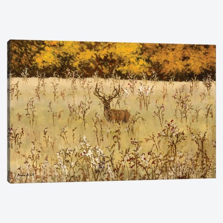 Autumn Deer Canvas Print #AZA6} by Agnieszka Turek Canvas Art