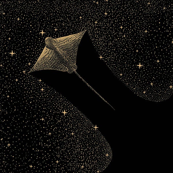 Rays: Starry Ornate Eagle Ray by Aliriza Cakir