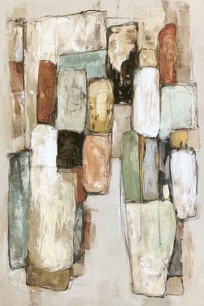 Alonza Saunders - Canvas Prints: Earthbound Towers II by Alonza Saunders