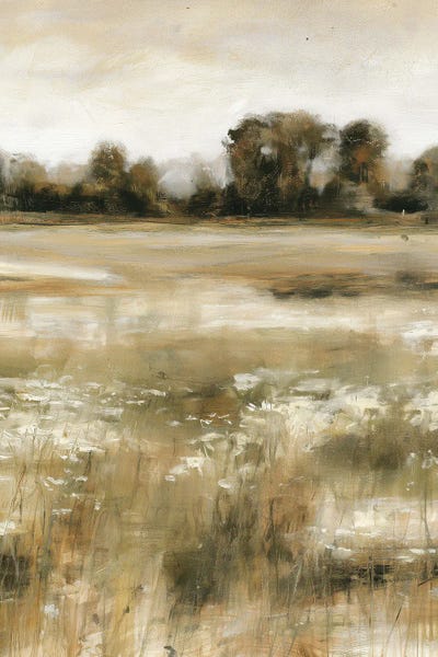 Alonza Saunders - Canvas Prints: Gilded Prairie I by Alonza Saunders