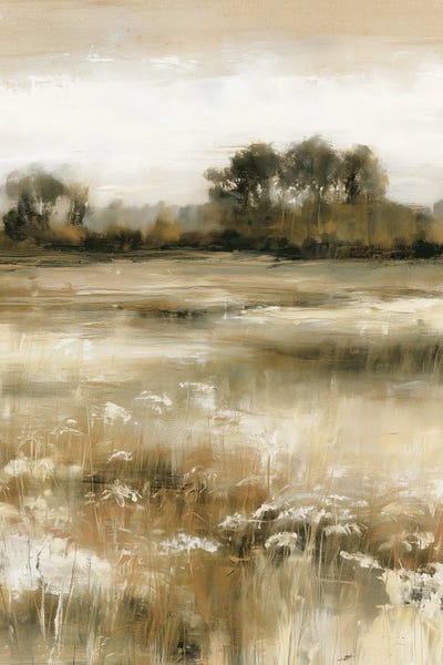 Alonza Saunders - Canvas Prints: Gilded Prairie II by Alonza Saunders