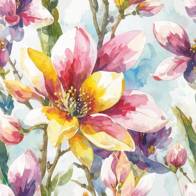 Alonza Saunders - Canvas Prints: Delicate Elegance I by Alonza Saunders
