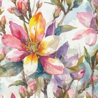 Alonza Saunders - Canvas Prints: Delicate Elegance II by Alonza Saunders