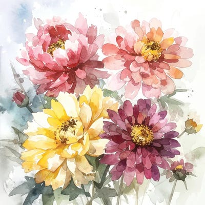 Alonza Saunders - Canvas Prints: Inner Beauty I by Alonza Saunders