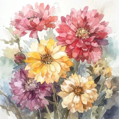 Alonza Saunders - Canvas Prints: Inner Beauty III by Alonza Saunders