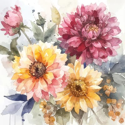 Alonza Saunders - Canvas Prints: Inner Beauty IV by Alonza Saunders