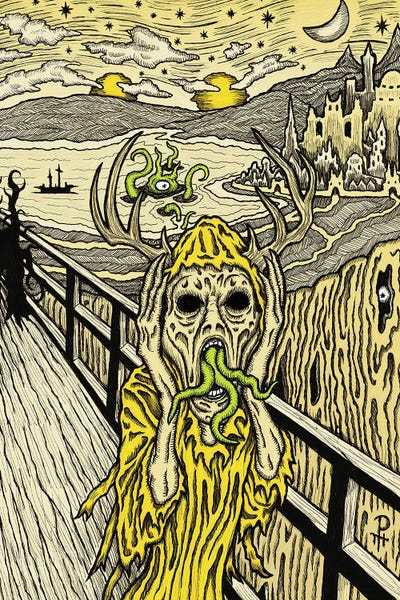 The Scream: Scream In Yellow by Azhmodai