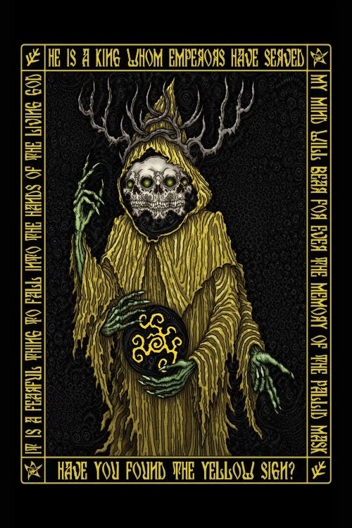 Hastur Icon I by Azhmodai wall art