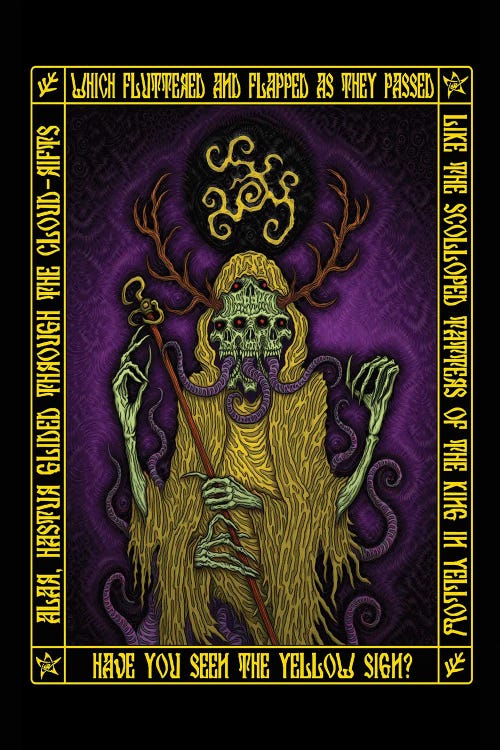 Hastur Icon II by Azhmodai wall art