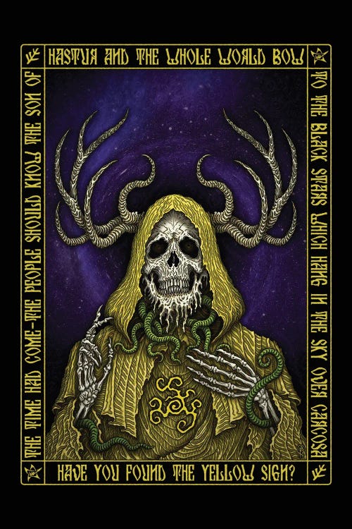 Hastur Icon III by Azhmodai wall art