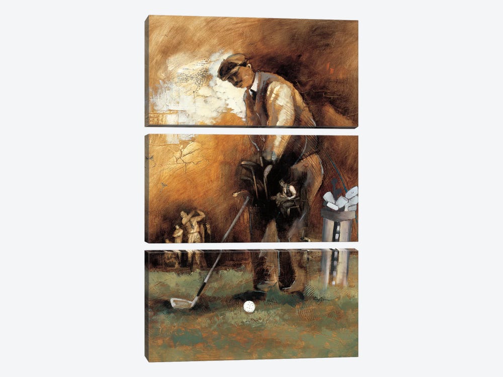At The Tee by Roya Azim 3-piece Canvas Artwork