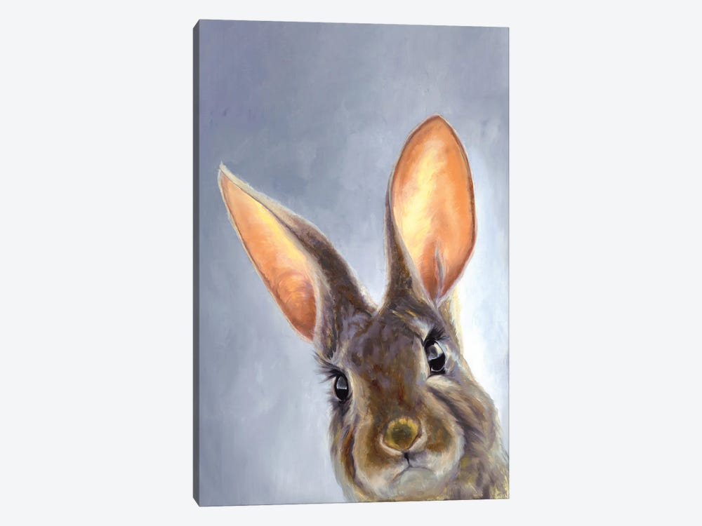 Chaos Bunny Portrait I by Aliza and Her Monsters 1-piece Canvas Artwork
