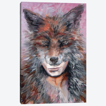 Fox Like Me Canvas Print #AZM29} by Aliza and Her Monsters Canvas Print