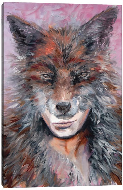 Fox Like Me Canvas Art Print - Wild Spirit