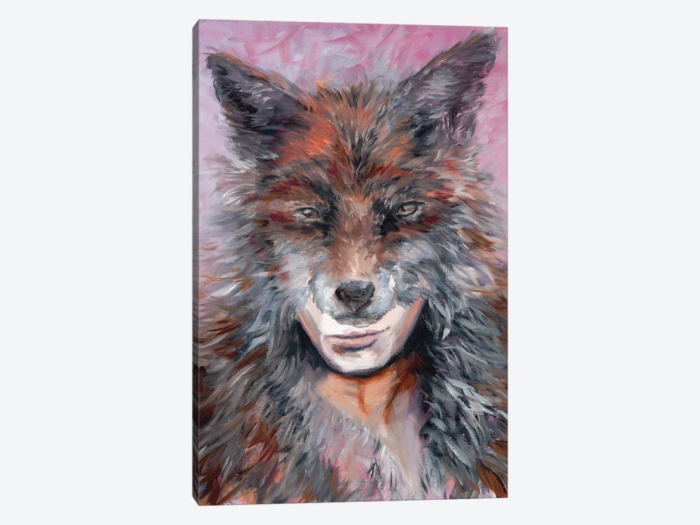 Fox Like Me by Aliza and Her Monsters 1-piece Canvas Print