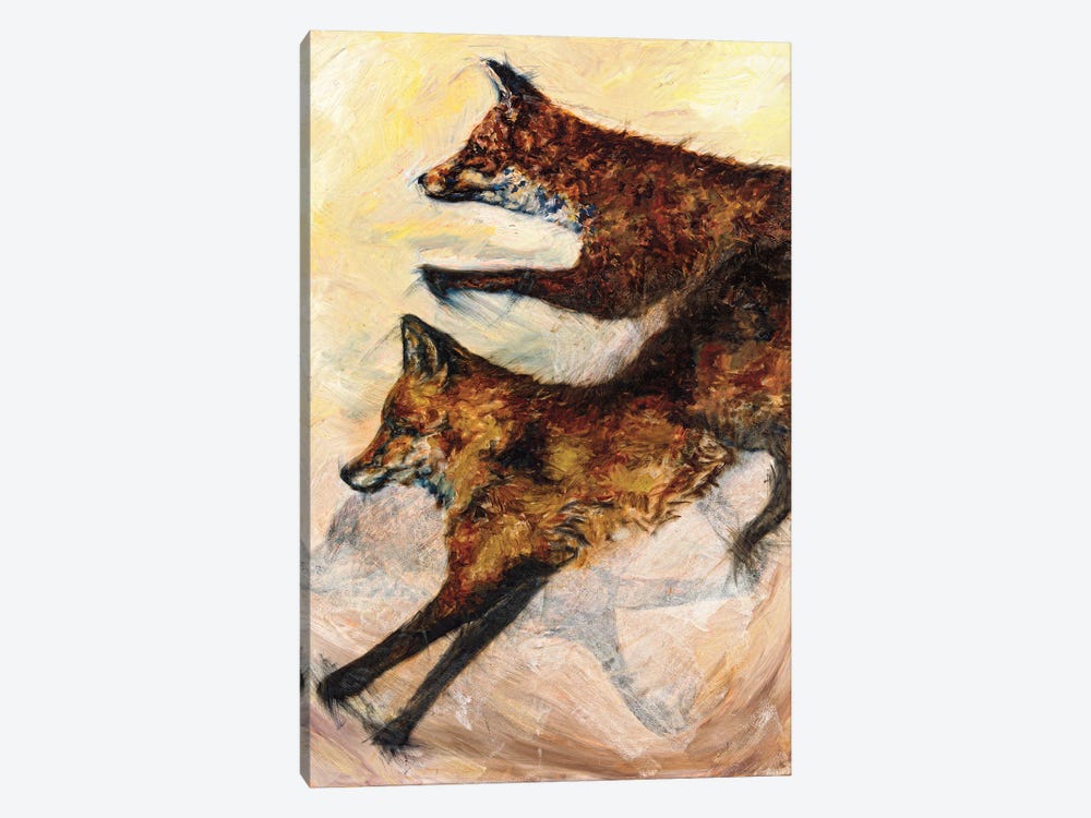 Runaway Foxes VI by Aliza and Her Monsters 1-piece Art Print