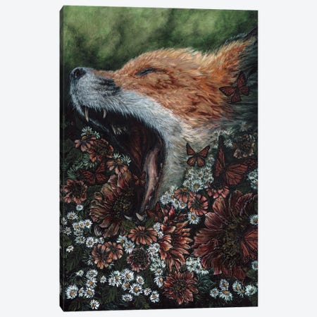The Riot Of Flowers Is Incessant Canvas Print #AZM54} by Aliza and Her Monsters Canvas Print