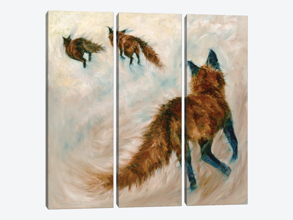 Runaway Foxes II by Aliza and Her Monsters 3-piece Art Print