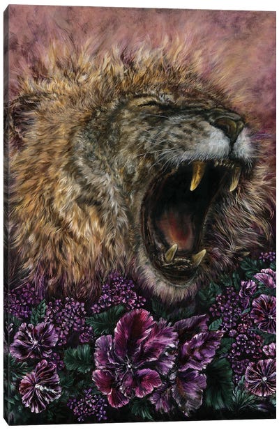 The Riot Of Flowers Is Incessant - Wild Roses Canvas Art Print - Aliza and Her Monsters