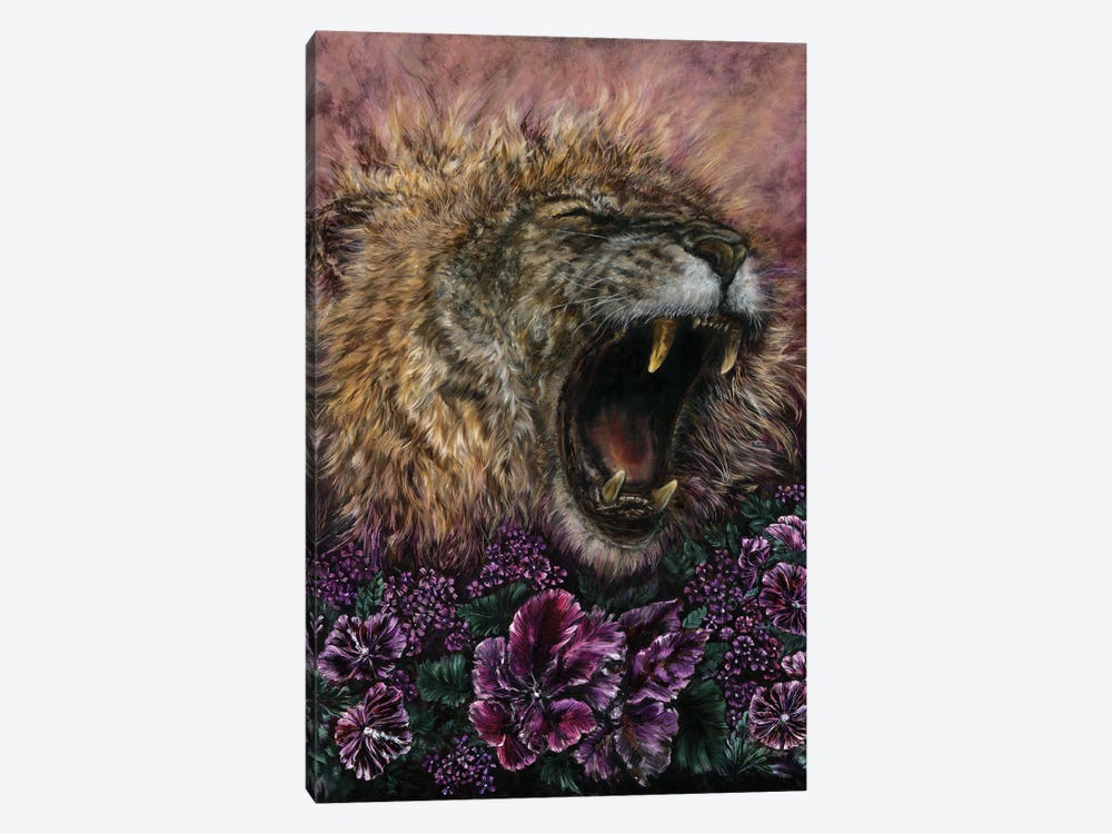The Riot Of Flowers Is Incessant - Wild Roses by Aliza and Her Monsters 1-piece Canvas Artwork
