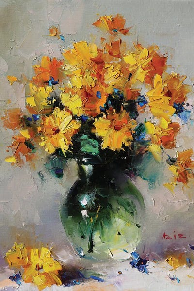 Yellow Bouquet by Aziz Sulaimanov art print