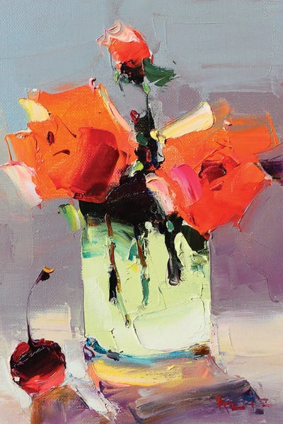 Aziz Sulaimanov: Fiery Roses by Aziz Sulaimanov