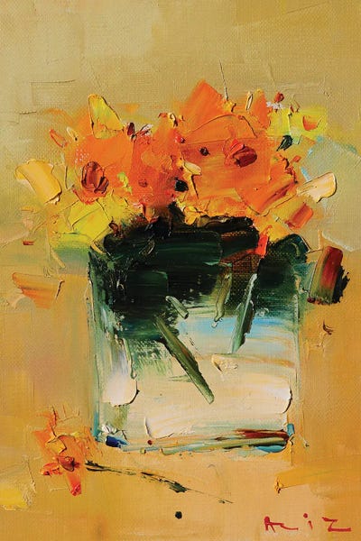 Aziz Sulaimanov: Dandinions In A Glass by Aziz Sulaimanov