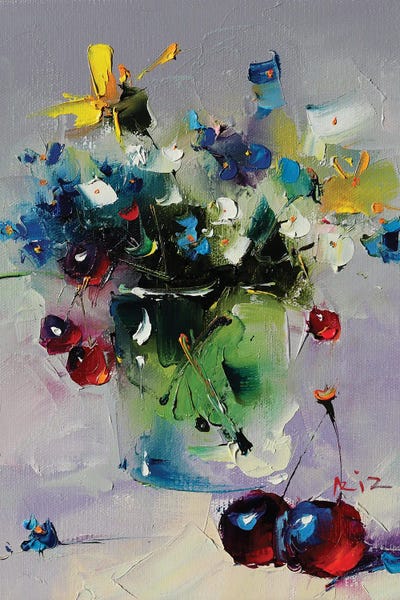 Aziz Sulaimanov: Bouquet With Berries by Aziz Sulaimanov