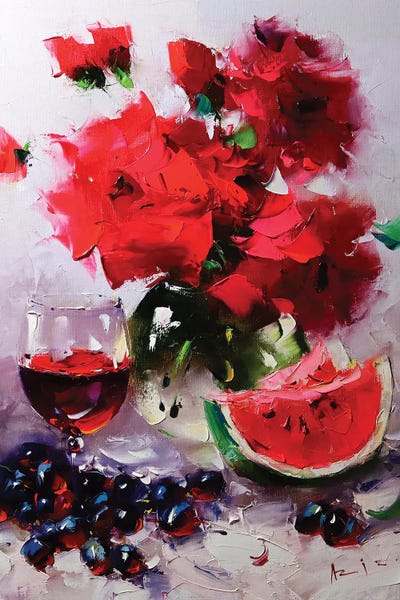 An Ode To Objects: Red Roses by Aziz Sulaimanov