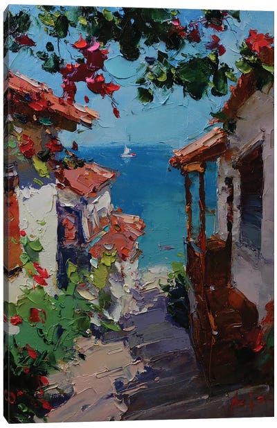 Landscape Canvas Art Print - Mediterranean Décor