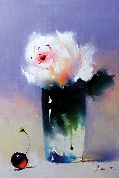 Aziz Sulaimanov: White Rose by Aziz Sulaimanov