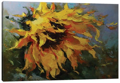 Sunflower Canvas Art Print - Aziz Sulaimanov