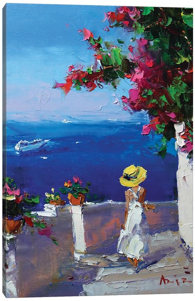 Summer Canvas Art Print - Mediterranean Décor