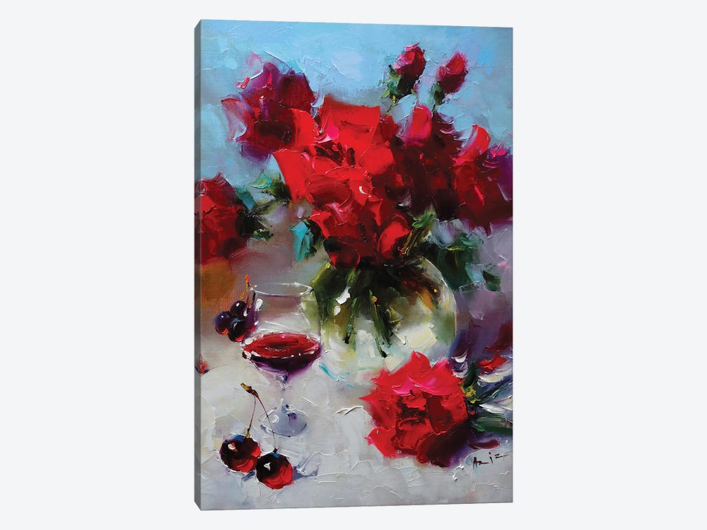 Red Wine by Aziz Sulaimanov 1-piece Canvas Artwork