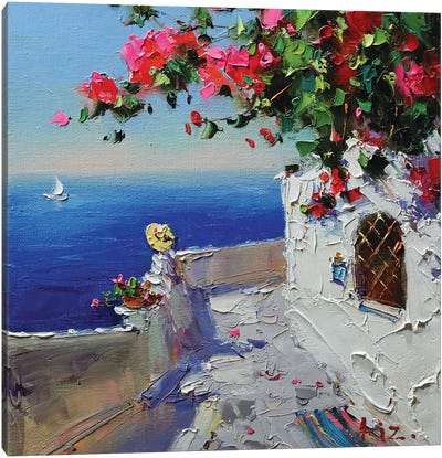 Dreaming Canvas Art Print - Mediterranean Décor