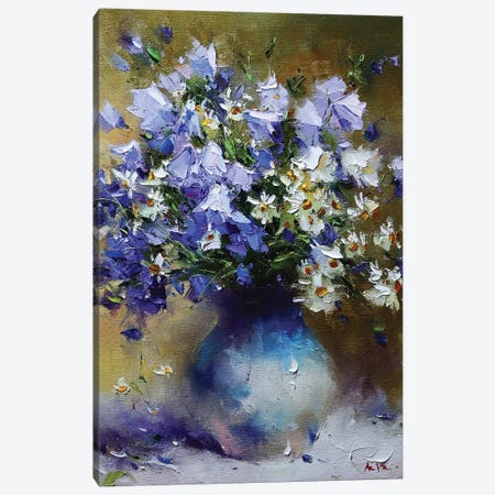 Bouquet Of Bluebells Canvas Print #AZS63} by Aziz Sulaimanov Canvas Print