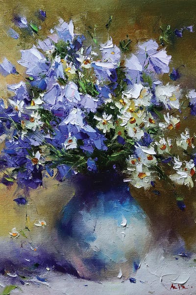 Aziz Sulaimanov: Bouquet Of Bluebells by Aziz Sulaimanov