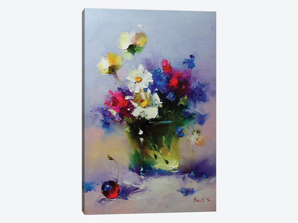 Cherry And Bouquet by Aziz Sulaimanov 1-piece Art Print