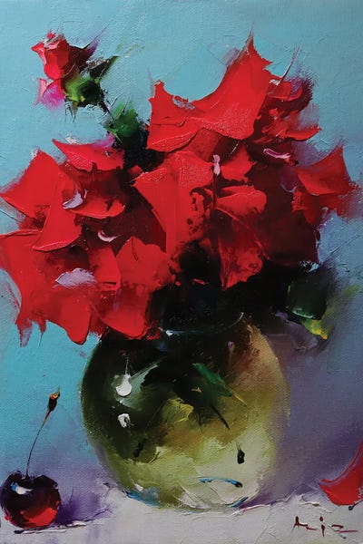 Aziz Sulaimanov: Bouquet Of Roses by Aziz Sulaimanov