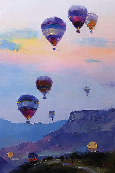 Canyons: Balloon Flight by Aziz Sulaimanov