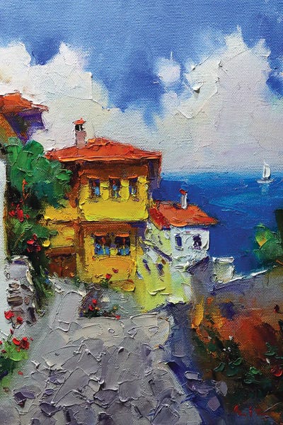 Aziz Sulaimanov: Yellow House by Aziz Sulaimanov