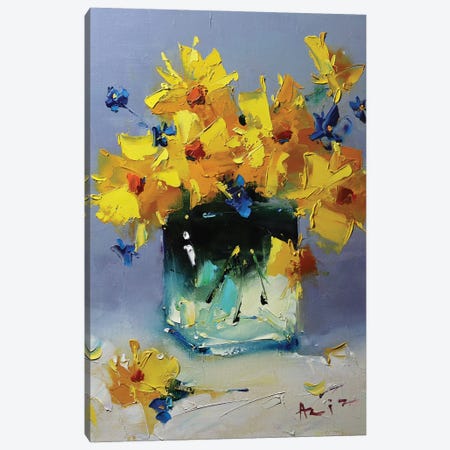 Sunny Bouquet Canvas Print #AZS7} by Aziz Sulaimanov Canvas Print