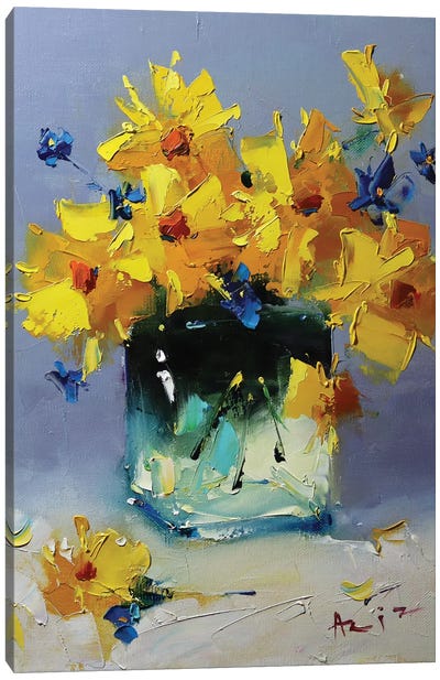 Sunny Bouquet Canvas Art Print - Aziz Sulaimanov
