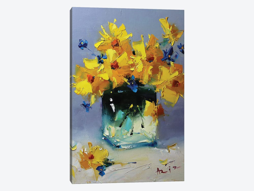 Sunny Bouquet by Aziz Sulaimanov 1-piece Canvas Art