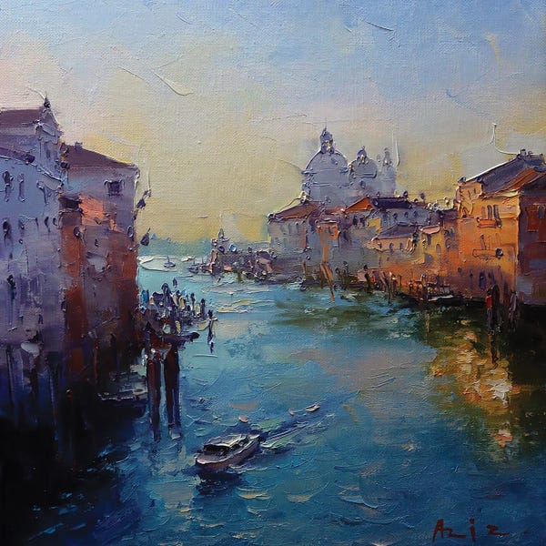 Aziz Sulaimanov: Venice, Grand Canal by Aziz Sulaimanov