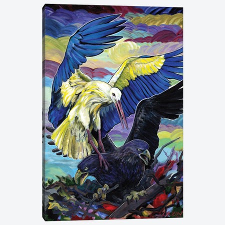 Glory To Ukraine Canvas Print #AZW11} by Amanda Zirzow Canvas Artwork
